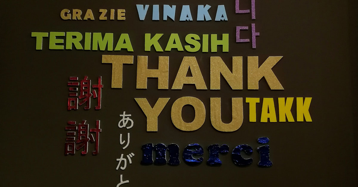 Thank You In A Few Languages