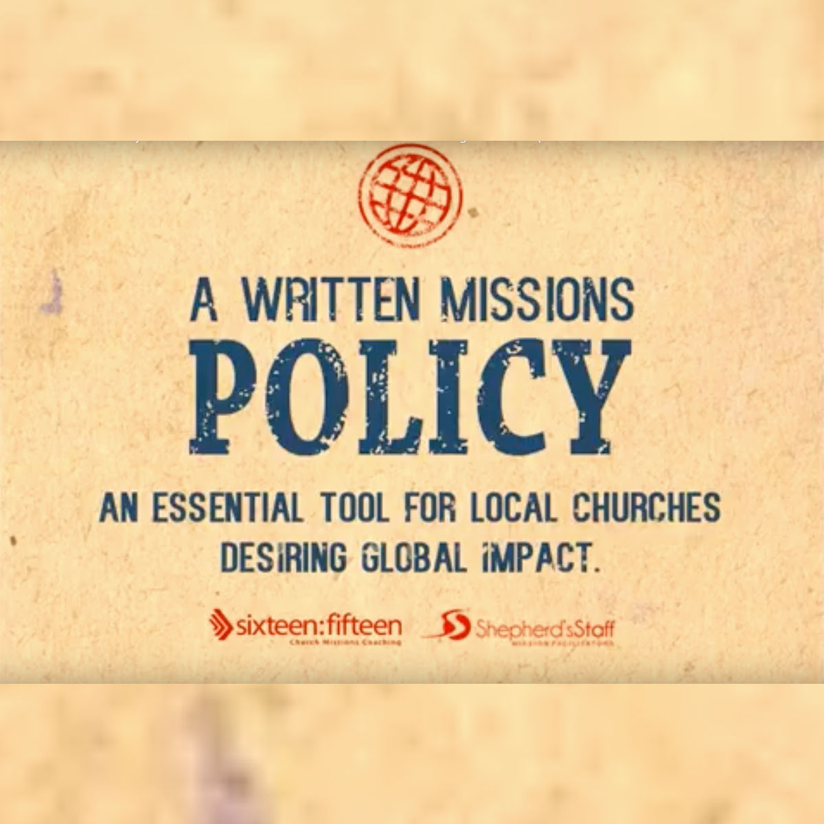 Written Missions Policy